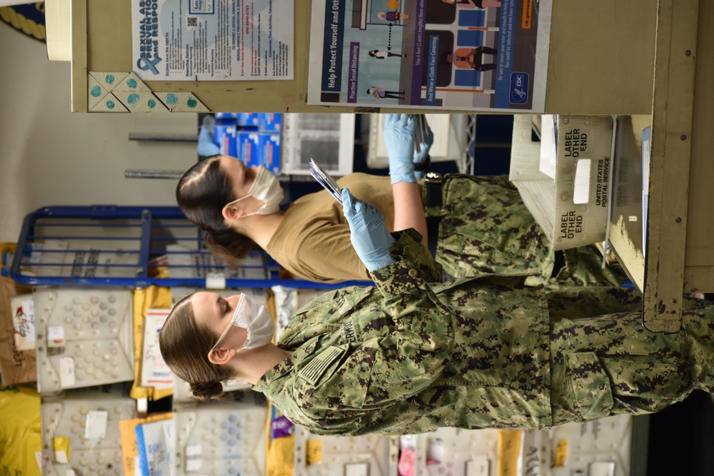 Yokosuka Post Office mail sorting