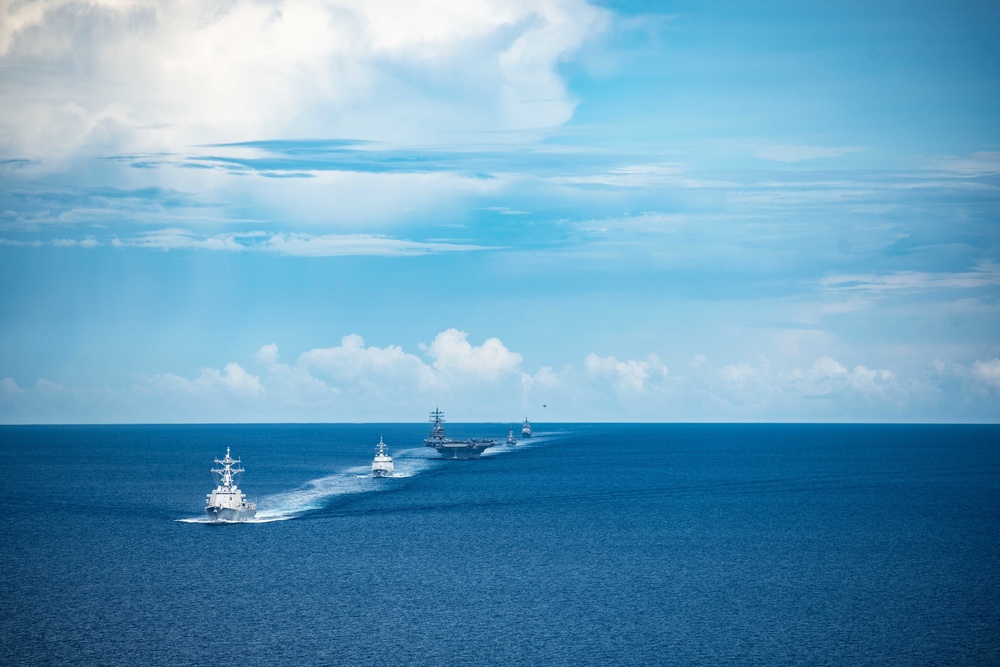 USS Ronald Reagan (CVN 76) Trilateral Exercise
