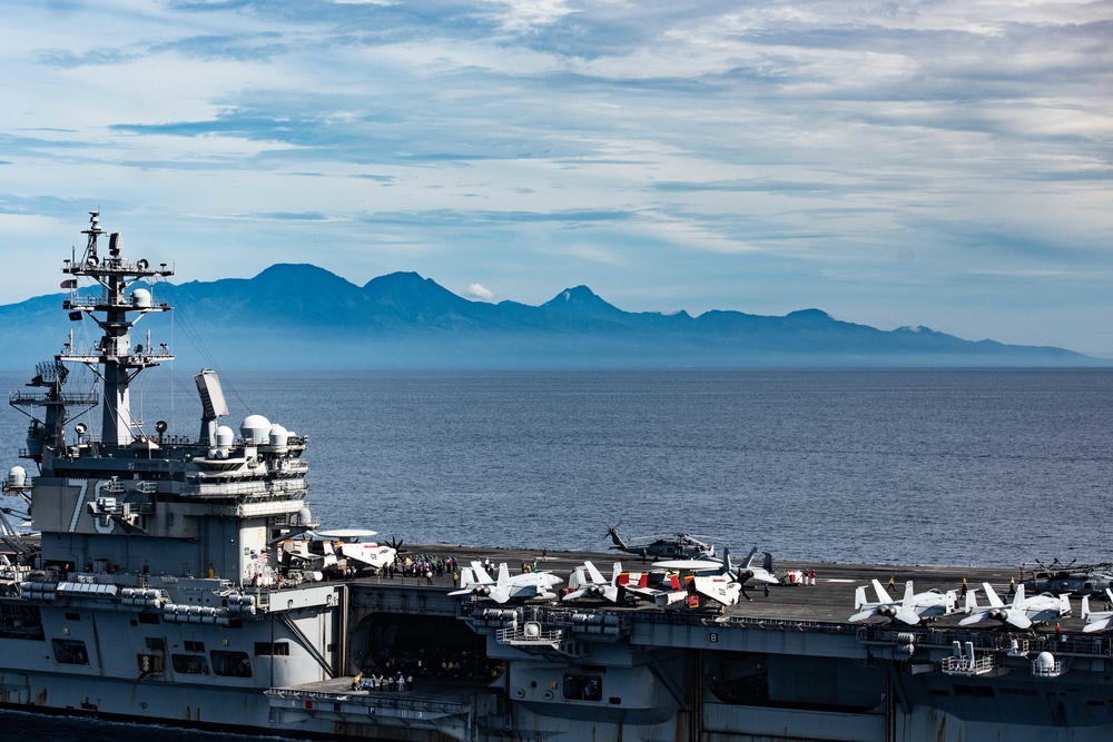USS Ronald Reagan (CVN 76) Strait Transit