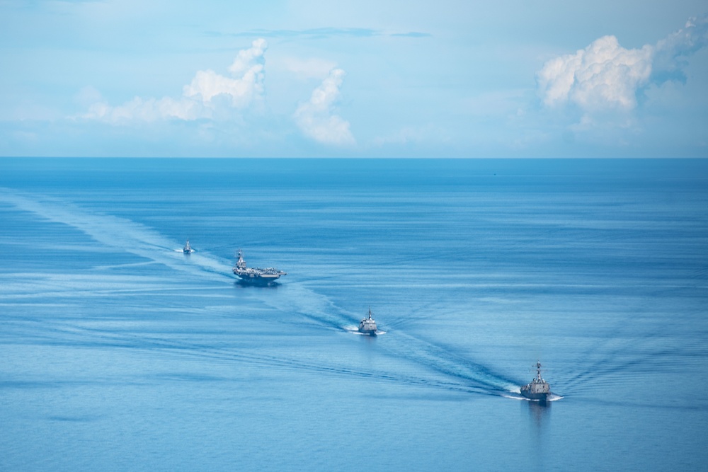 USS Ronald Reagan (CVN 76) Trilateral Exercise