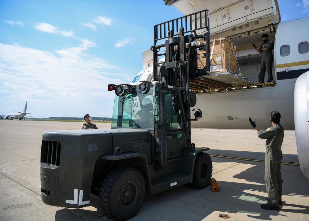 NAF Misawa and VR-58 Conduct Cargo Evolution