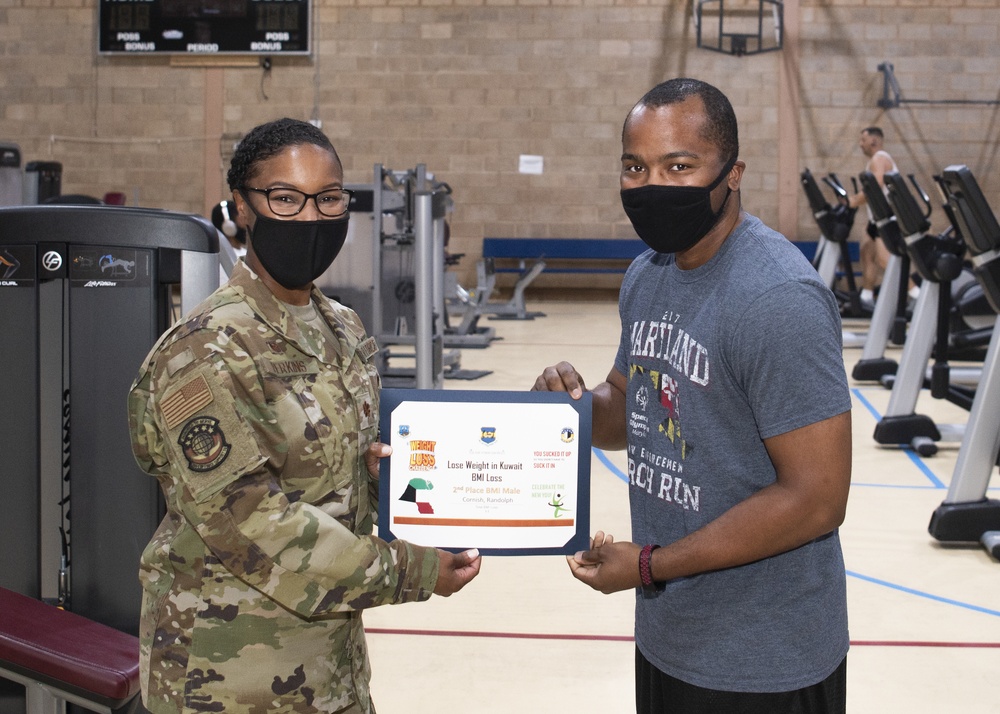 386th EFSS ‘Lose Weight in Kuwait’ results
