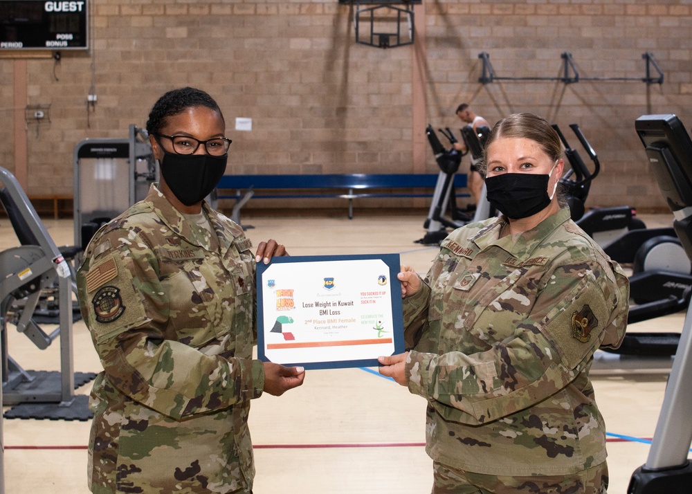 386th EFSS ‘Lose Weight in Kuwait’ results