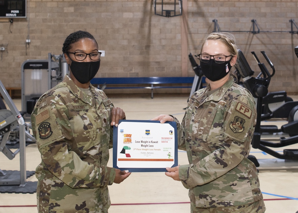 386th EFSS ‘Lose Weight in Kuwait’ results