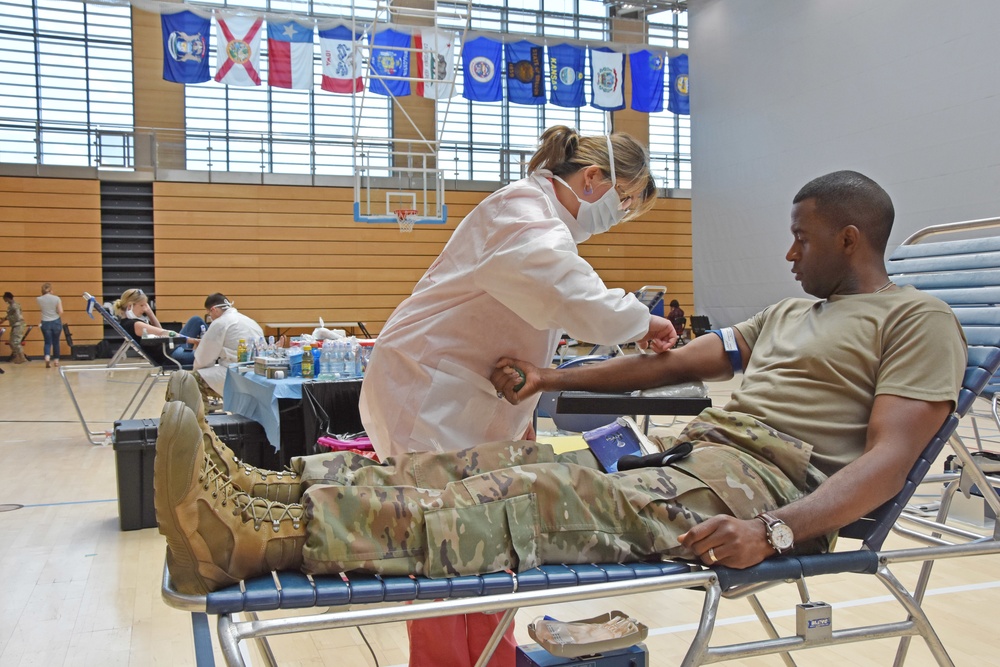 First blood drive with new rules sees local nationals step up to the plate