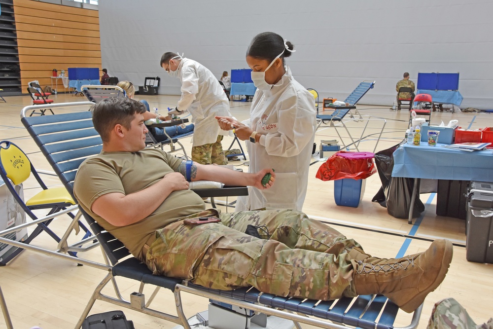 First blood drive with new rules sees local nationals step up to the plate