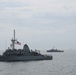 US NAVY and JMSDF sail into formation for a PHOTOEX