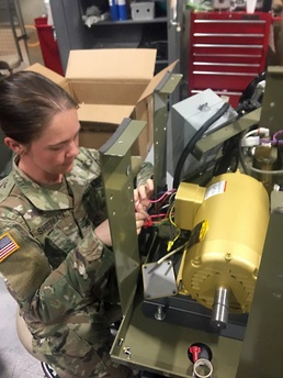 Working on an oxygen generator