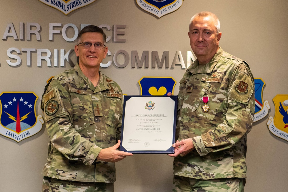 Col. Dubriske retirement ceremony