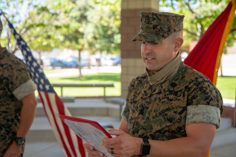 Passing the Baton, Command of the Pride of Pacific