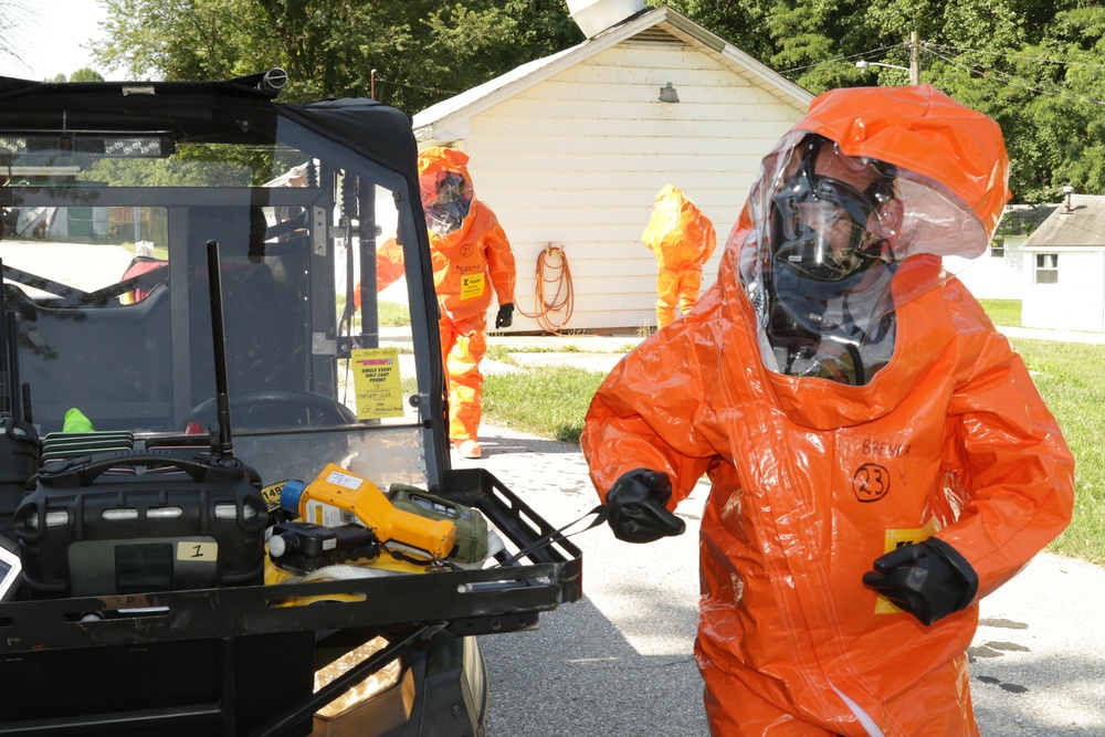 Virginia National Guard Conduct WMD Lane Training