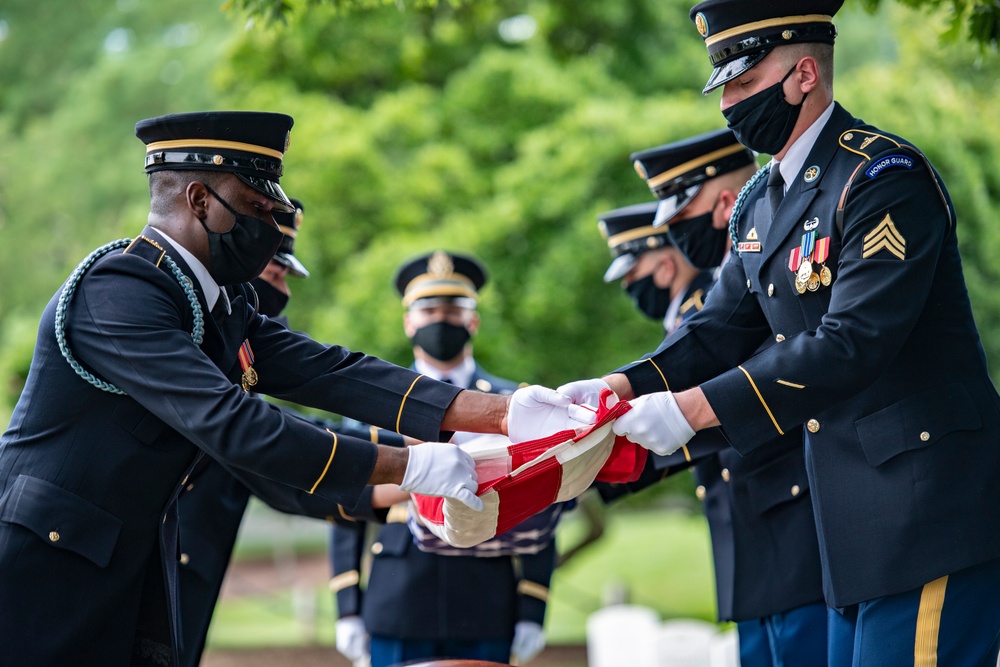 Modified Military Funeral Honors for U.S. Army 1st Lt. Donald Bailey