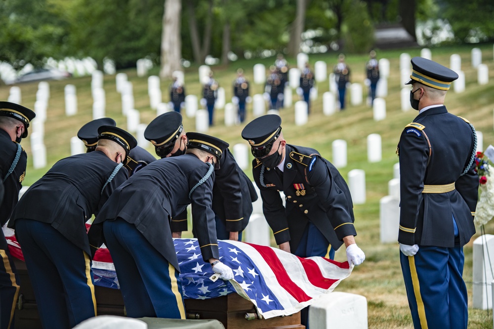 Modified Military Funeral Honors for U.S. Army 1st Lt. Donald Bailey