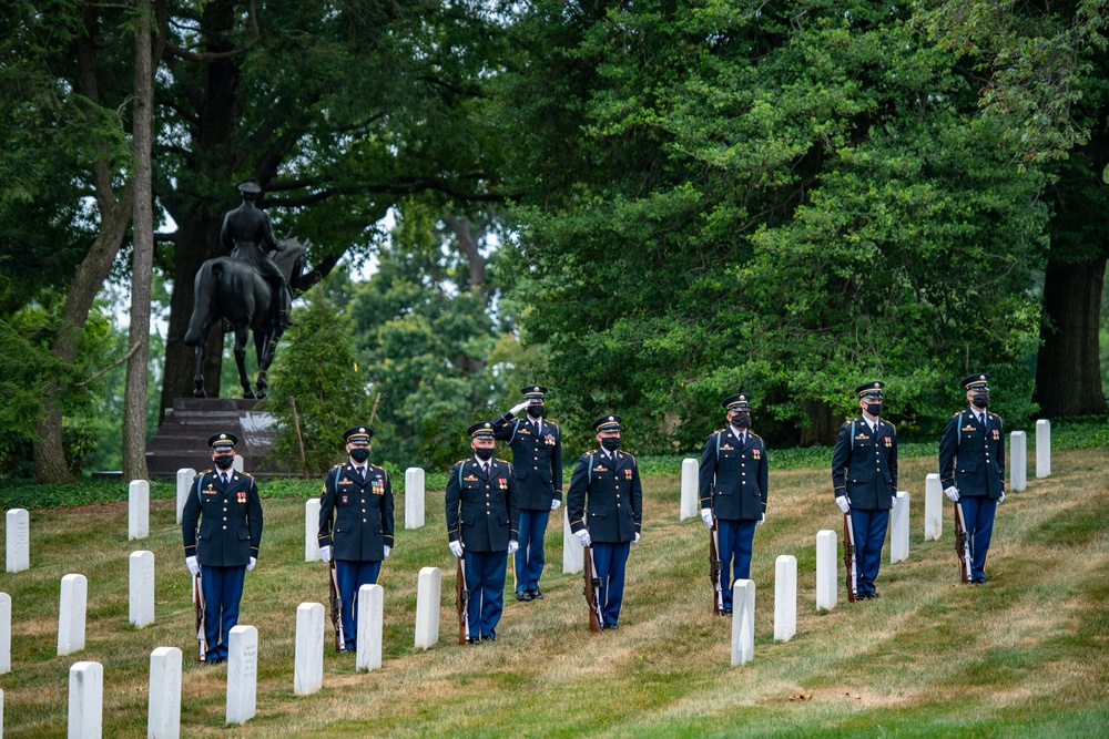 Modified Military Funeral Honors for U.S. Army 1st Lt. Donald Bailey