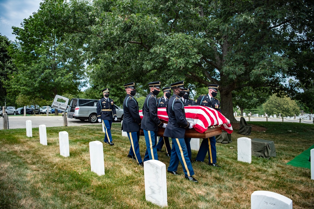 Modified Military Funeral Honors for U.S. Army 1st Lt. Donald Bailey