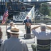 Secretary of the U.S. Department of the Interior David Bernhardt gives a speech in front of USS Constitution