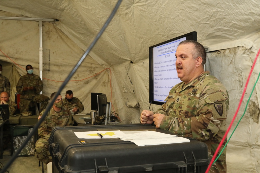 176th Engineer Brigade Soldiers receive drivers' training