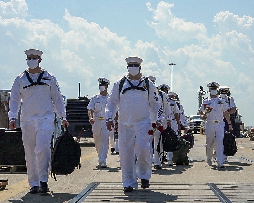 USS Newport News Returns from Deployment