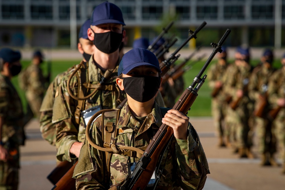 2nd group of Basic Cadets March Out to Jack's Valley