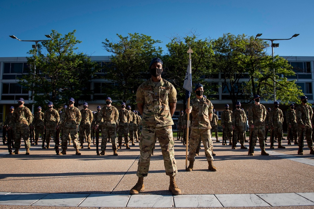 2nd group of Basic Cadets March Out to Jack's Valley
