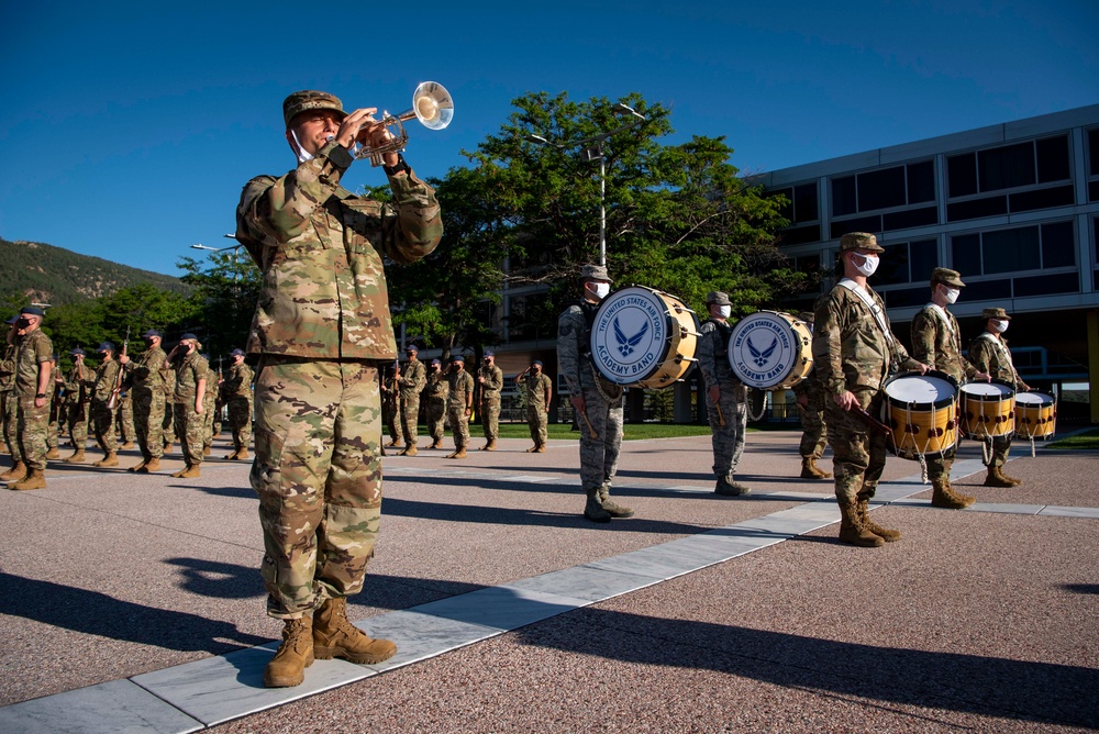 2nd group of Basic Cadets March Out to Jack's Valley