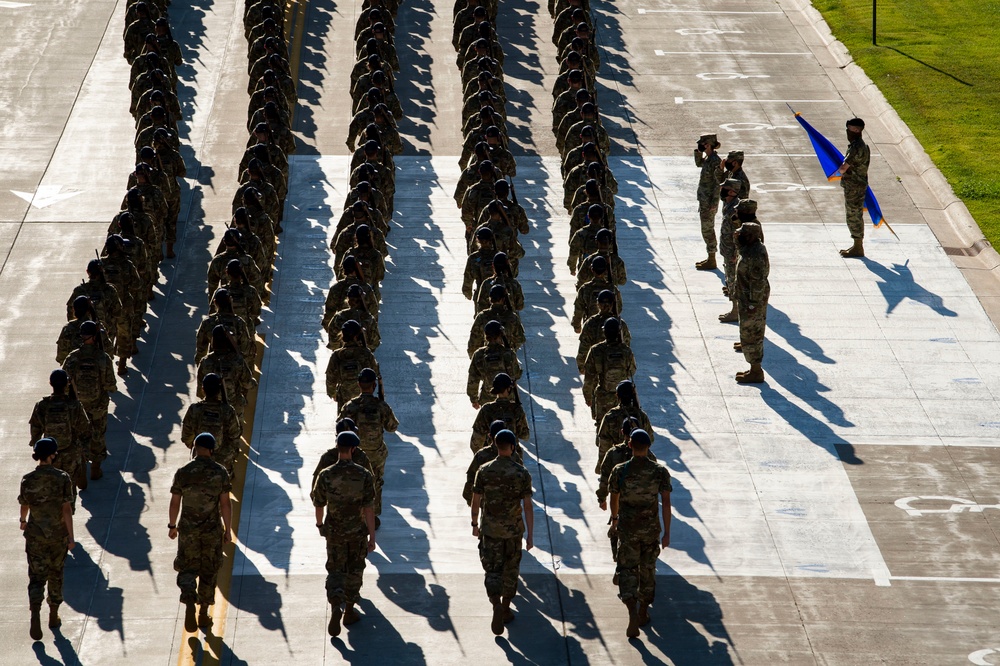 2nd group of Basic Cadets March Out to Jack's Valley