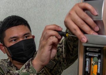 Unaccompanied Housing Staff Prepares Barracks For New Arrivals