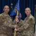 387th AES change of command