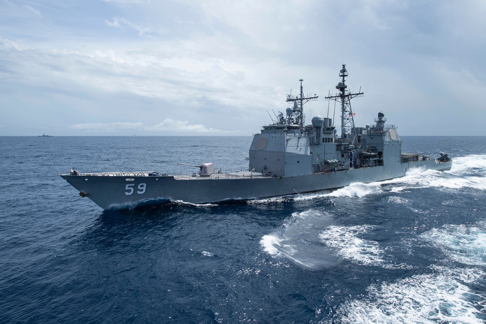 United States and Indian Navies Participate in a Cooperative Exercise
