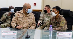 Key Leader Engagement with Kuwaiti Col. Dr. Raed Altajalli and 1st TSC [Image 1 of 2]