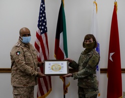 Key Leader Engagement with Kuwaiti Col. Dr. Raed Altajalli and 1st TSC [Image 2 of 2]