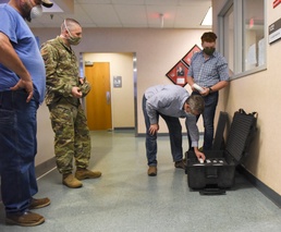 Air National Guard wing receives UV light disinfectant system; first in DOD