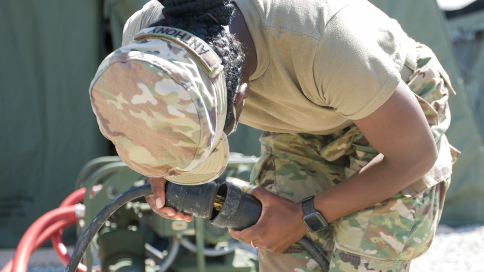 464th Quartermaster Company Helps Soldiers Stay Clean at Northern Strike 20