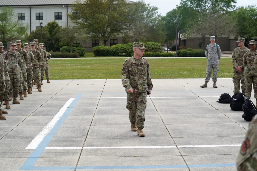 Op Blue Hero: 97th AMW transports BMT grads to Keesler for technical training