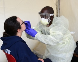 Navy Medicine Reservists 'take the ball and run with it' while augmenting Lovell Federal Health Care Center and Recruit Training Command medical staff during COVID-19 pandemic