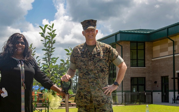 Apple tree planted in remembrance of DeLalio Elementary School’s namesake