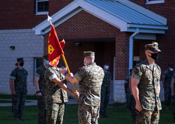 Fox Company assigned to BLT 2/8 changes command