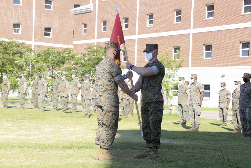 Echo Company assigned to BLT 2/8 changes command