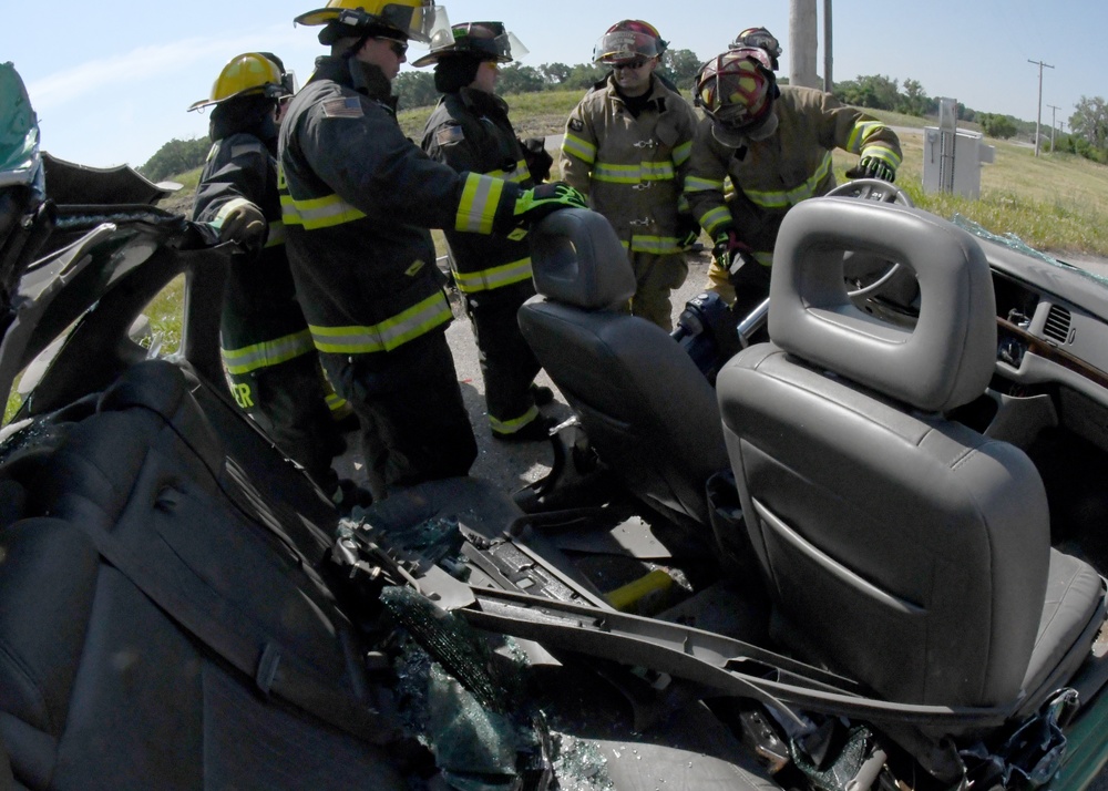 Firefighter training continues