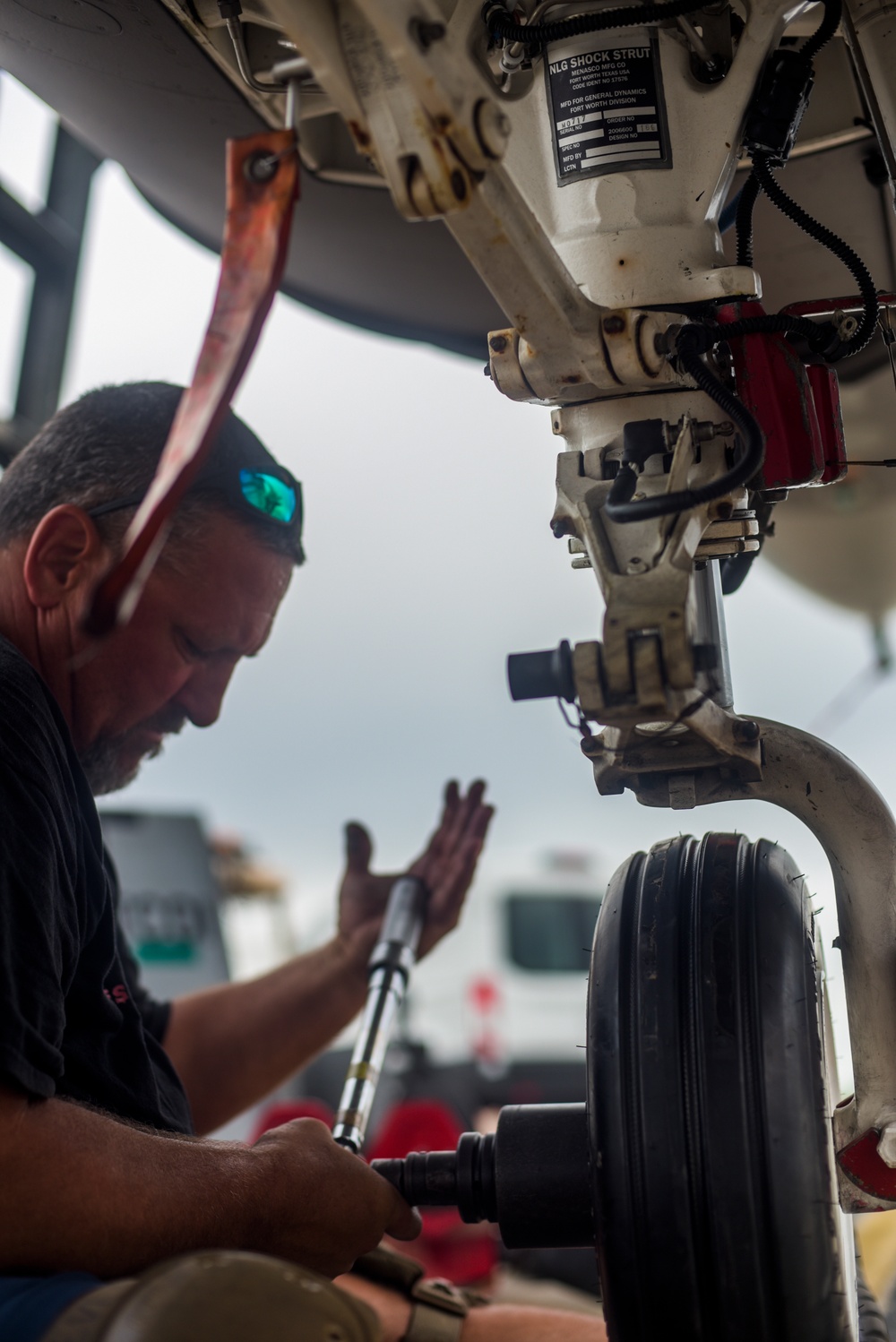 Tyndall's flight line; multiple agencies collaborate for mission success