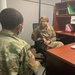 Chaplain White counsels soldier
