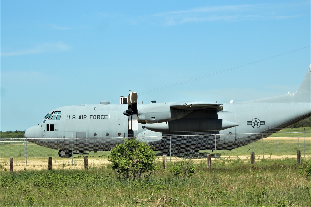C-130 Hercules training aircraft at Fort McCoy
