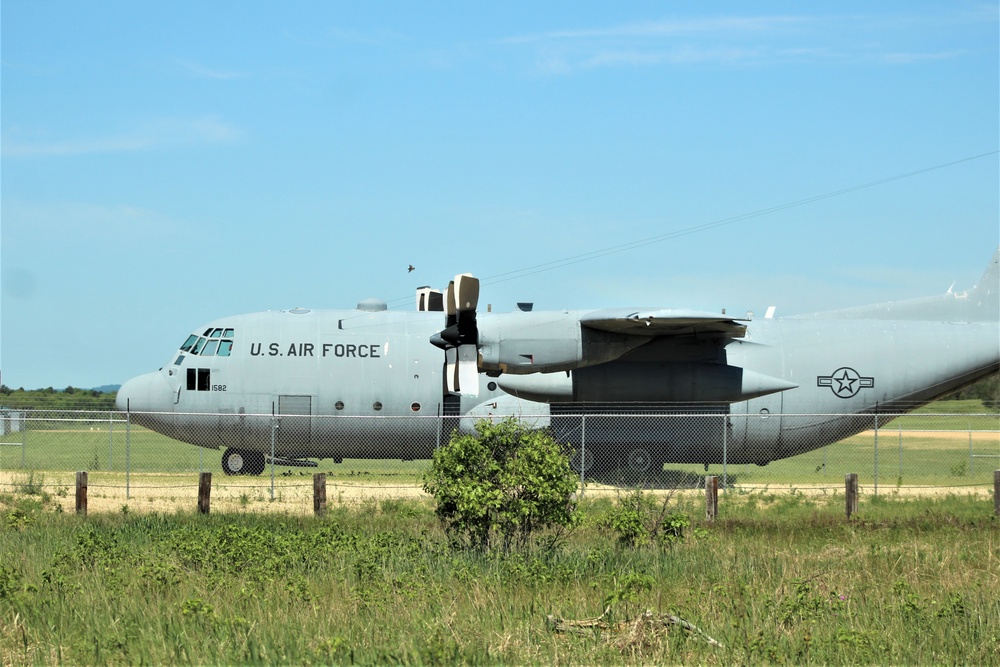 C-130 Hercules training aircraft at Fort McCoy