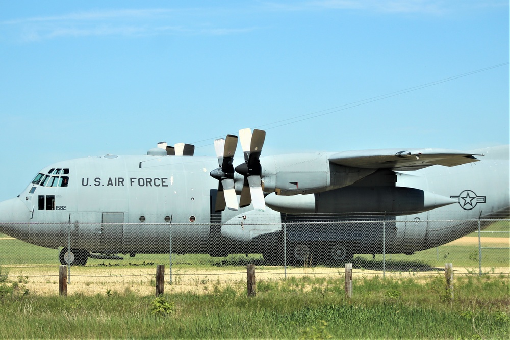 C-130 Hercules training aircraft at Fort McCoy