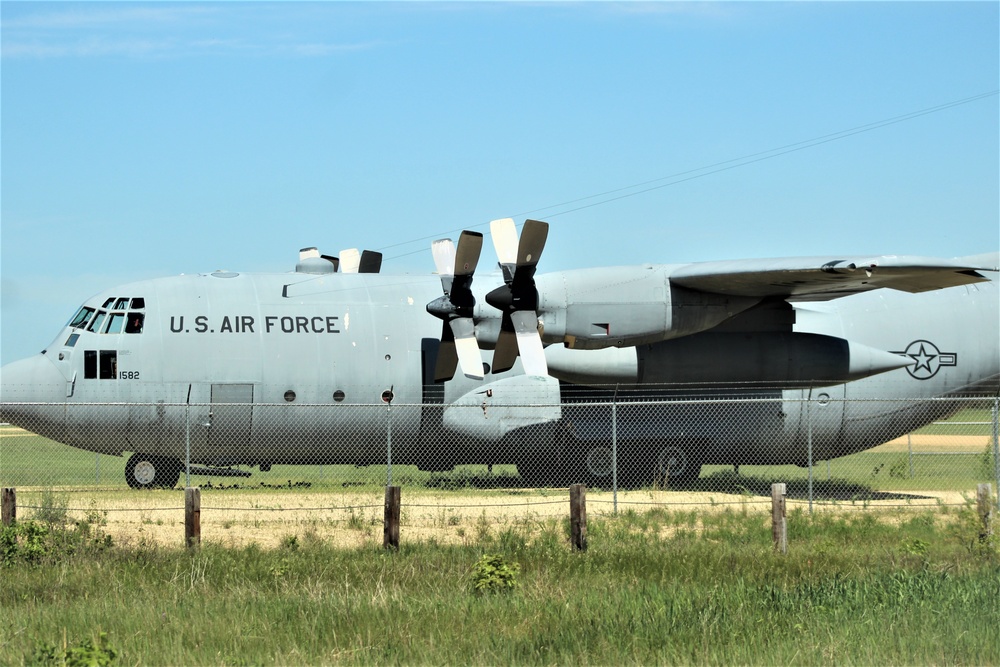 C-130 Hercules training aircraft at Fort McCoy