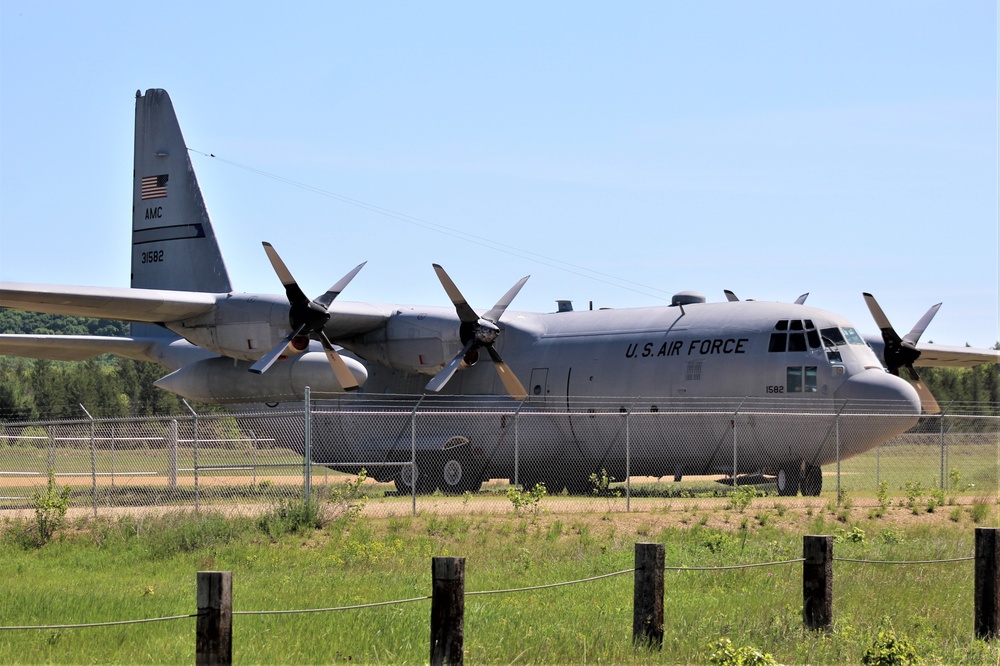 C-130 Hercules training aircraft at Fort McCoy