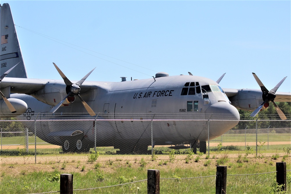 C-130 Hercules training aircraft at Fort McCoy