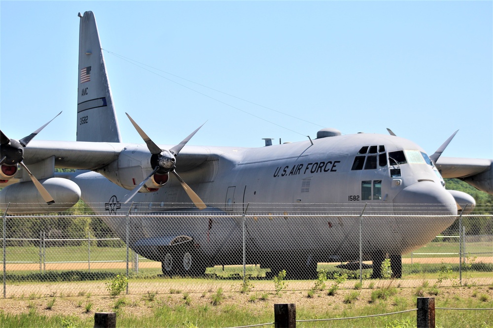 C-130 Hercules training aircraft at Fort McCoy