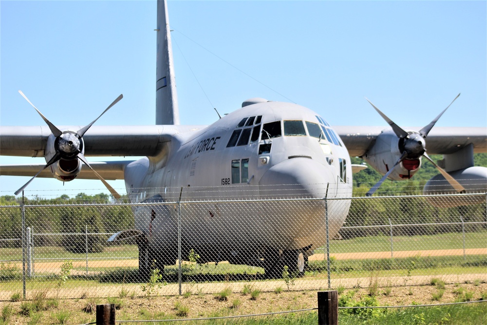 C-130 Hercules training aircraft at Fort McCoy