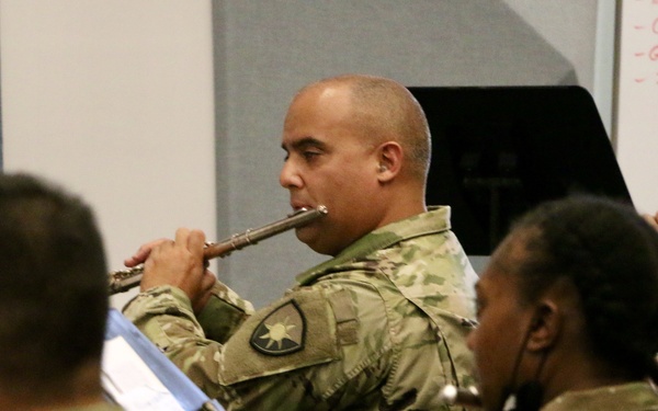 Florida Guard’s 13th Army Band conducts rehearsals